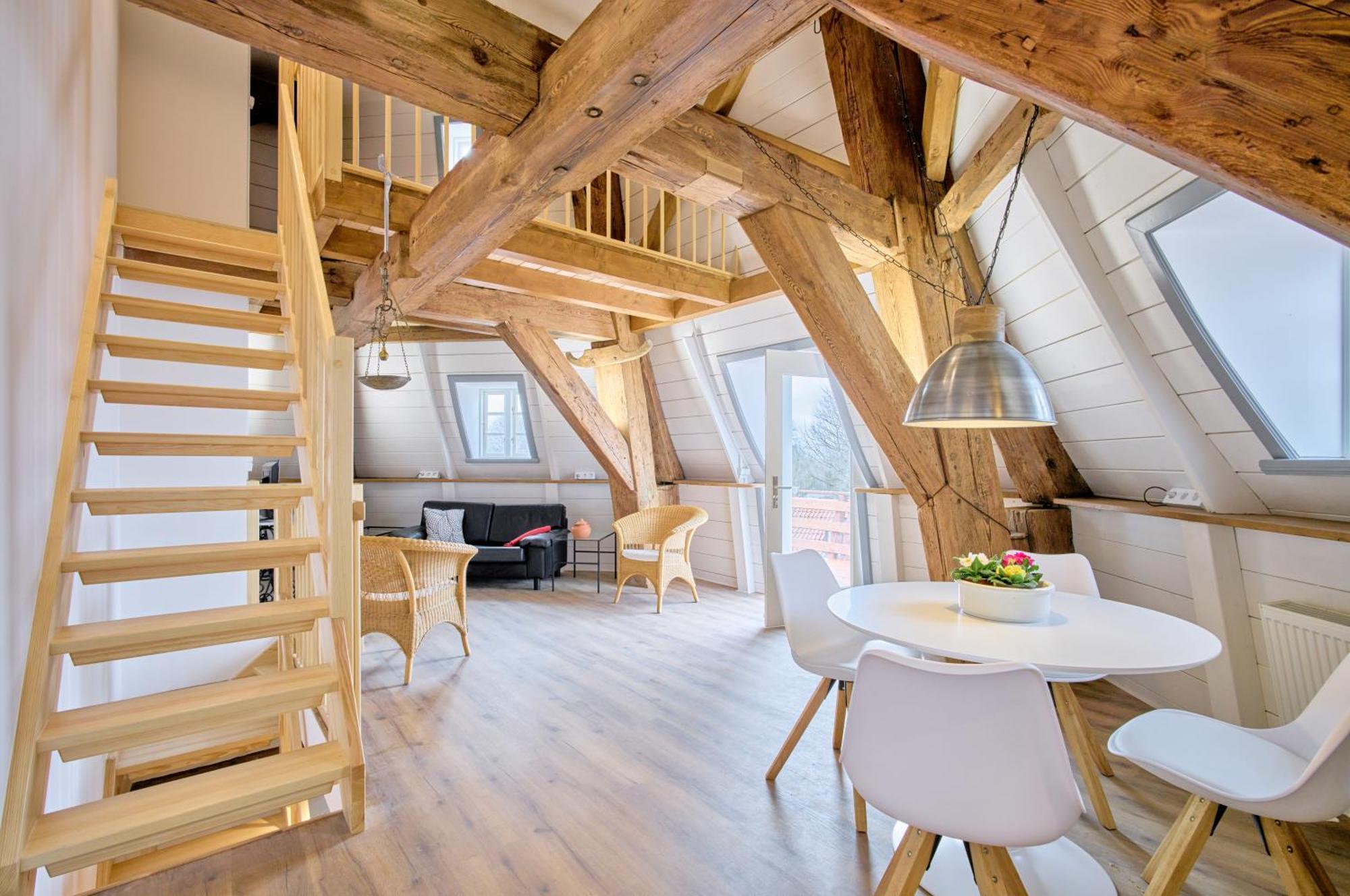 Moderne Ferienwohnungen In Einer Muehle Im Zentrum Flensburgs 외부 사진